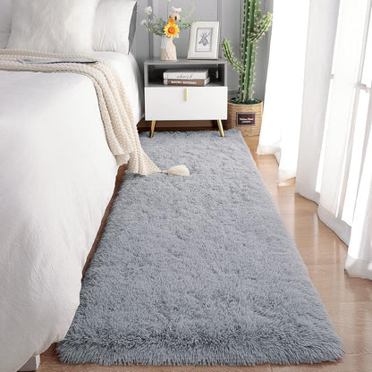 Plush Soft Runner Rug for Bedroom or Living Room - 2x6 Feet, Fluffy and Comfortable