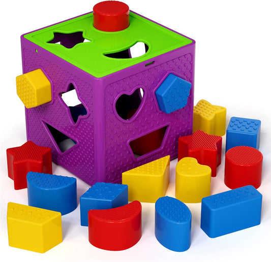 19-Piece Unique Educational Sorting and Matching Toy for Toddlers